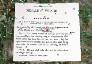 Wyoming territory passes the first Women's Suffrage Law